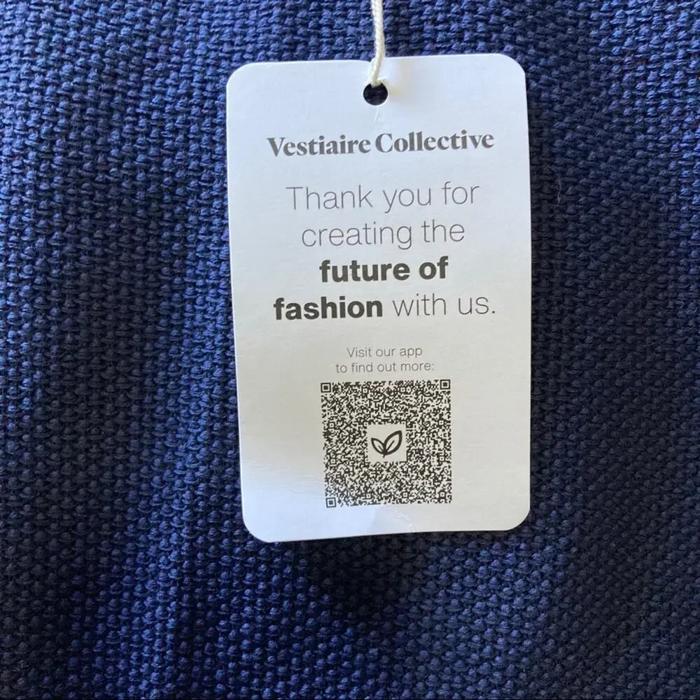 CHANEL Navy Blue Knit Yachting Dress FR 34 US 2 Cord Embellished Drop Waist CC